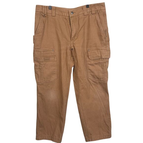Duluth Trading Co. Fire Hose Cargo Pants Work Pants Size 36/30 Thrashed - Picture 1 of 9